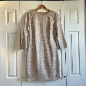 Sparkly Badgley Mischka special occasion sheath dress size US 10